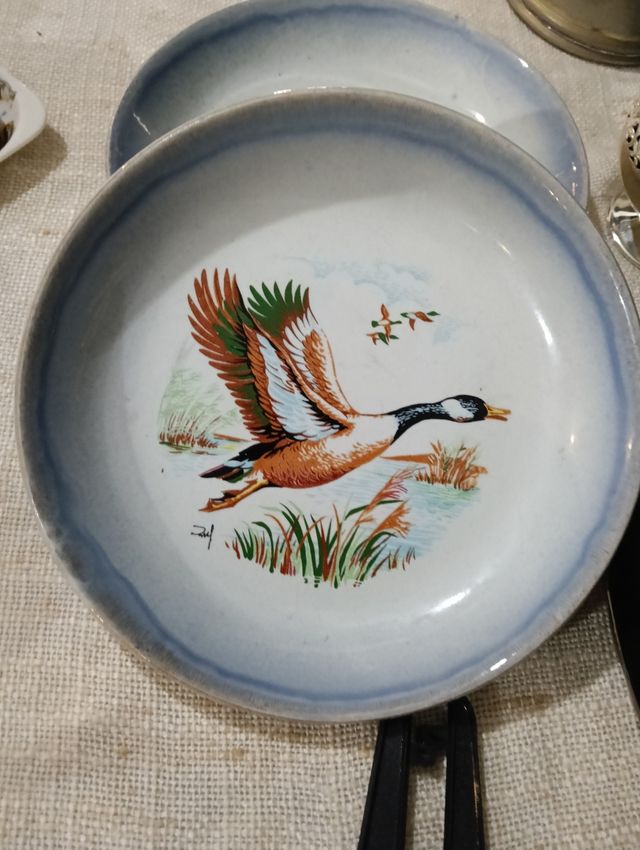 Piatti Caccia - 6 piatti porcellana