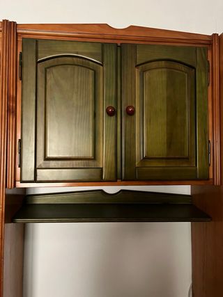 Mueble provenzal madera 7 piezas