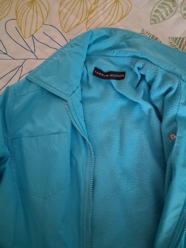 Chaqueta Tommy Hilfiger turquesa