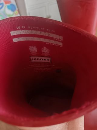 Botas Hunter rojas - Talla 31