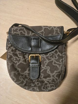 Bolso Tous bandolera - Marrón y Gris