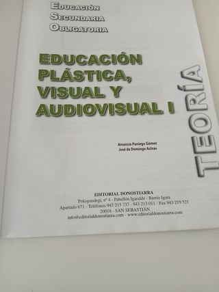 Educación Plástica, Visual y Audiovisual I - Te...