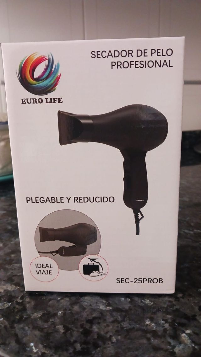 Secador Pelo Plegable EURO LIFE