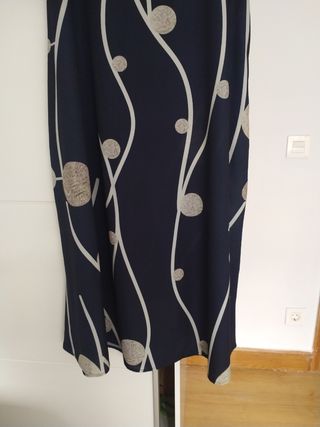 Vestido verano azul marino