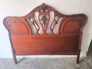 Cabecero madera 135cm - Marrón