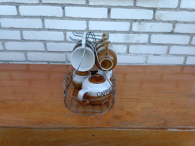 Juego Cafeteras Capuccino - 6 tazas