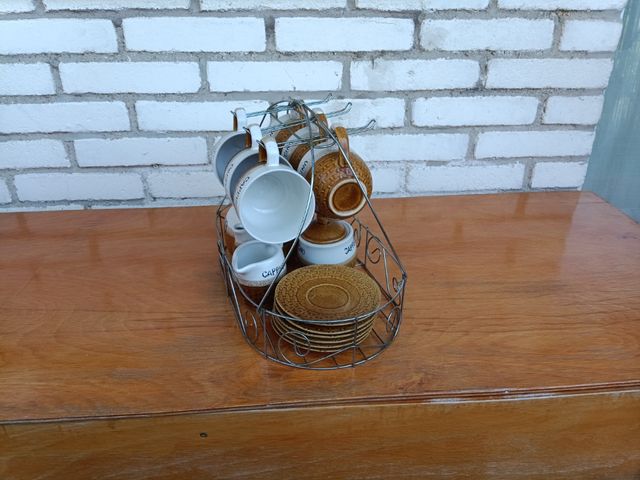 Juego Cafeteras Capuccino - 6 tazas