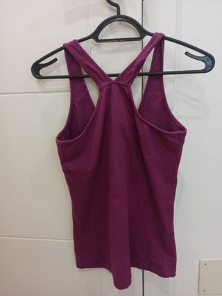 Camiseta Tirantes morada