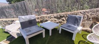 Set Duetto PROGARDEN - tumbona y sillas