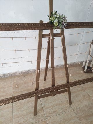 Caballete  dorado grande