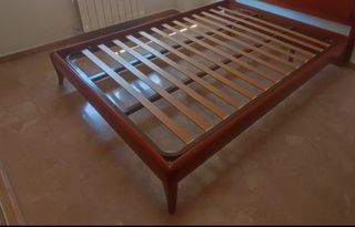  Caja bañera cerezo sin somier 135×190cm 
