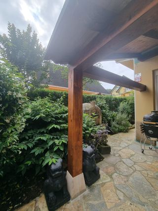 Porches de madera, cubiertas y tejados,