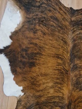 Alfombra piel vaca tricolor autentica