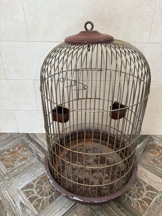 Jaula pajaros vintage