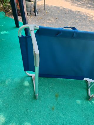 Tumbona Plegable Azul