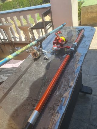 2 Cañas Pesca + Carretes