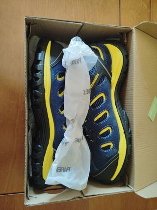 Zapatos Seguridad Paredes - Azul/Amarillo