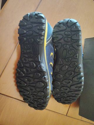 Zapatos Seguridad Paredes - Azul/Amarillo