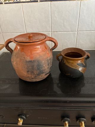 Ollas barro antiguas - cocina