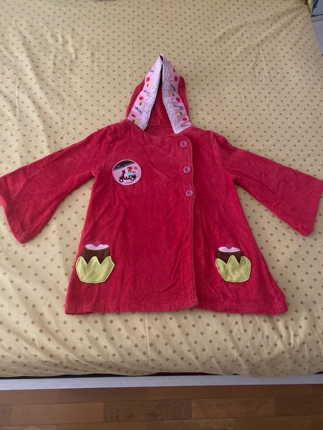 Albornoz niña Imaginarium - Rojo