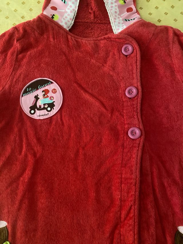 Albornoz niña Imaginarium - Rojo