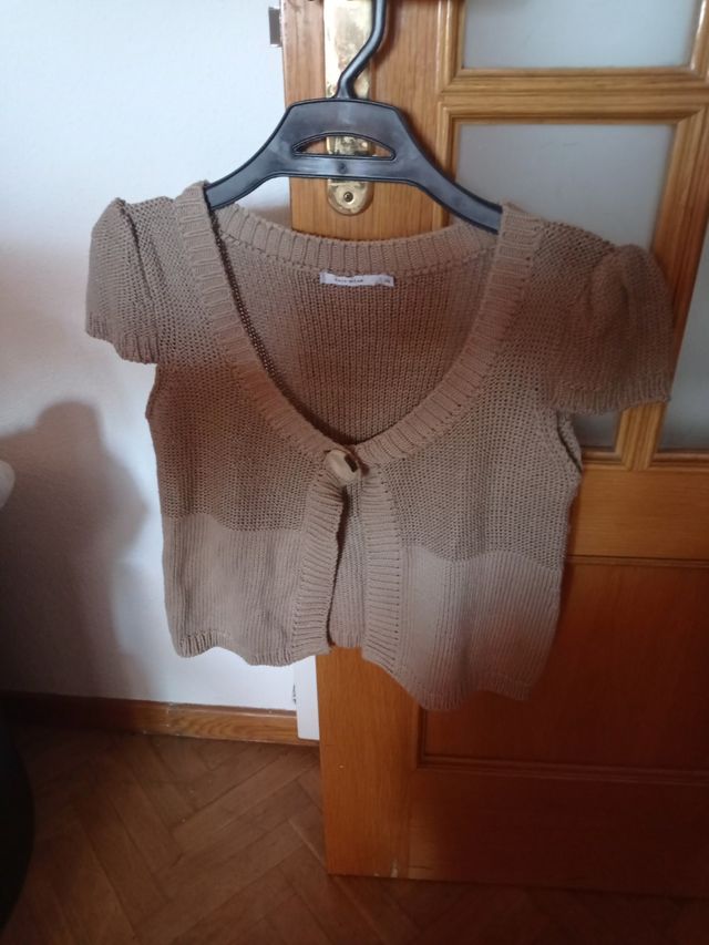 Chaqueta hilo de beige Easy Wear M