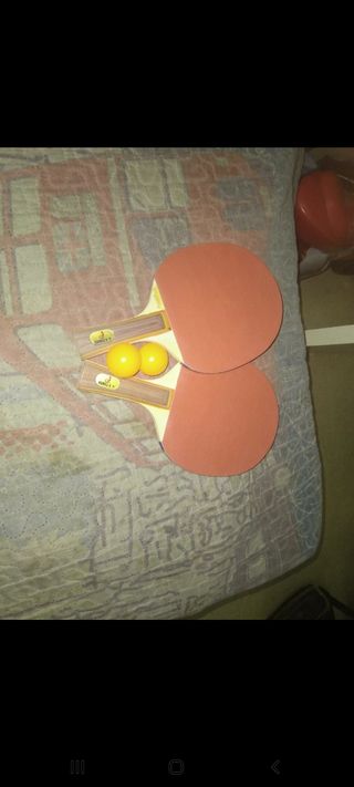 2 Palas Ping Pong + 2 Pelotas