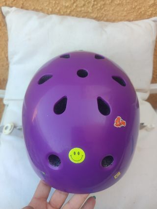 Casco bici niña - Oxelo - morado