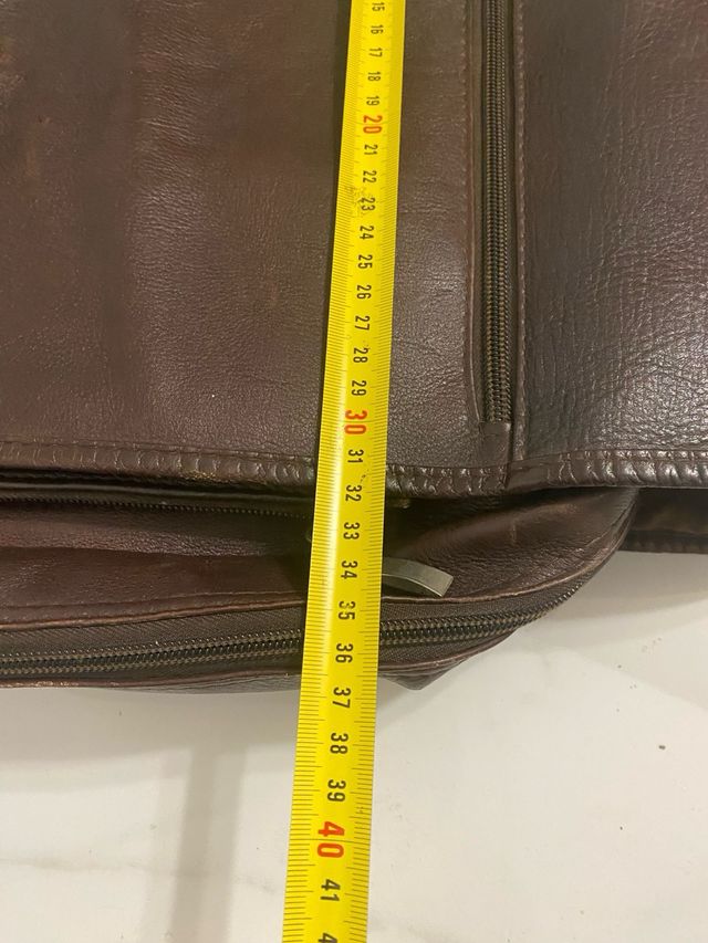 Mochila Trolley Marrón Piel