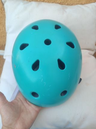 Casco bici/patines Oxelo turquesa