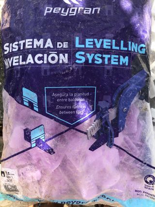 Sistema nivelación azulejos Peygran. 