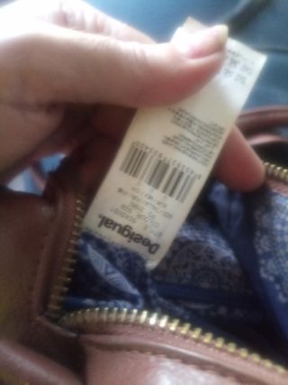 Bolso Desigual marrón y azul