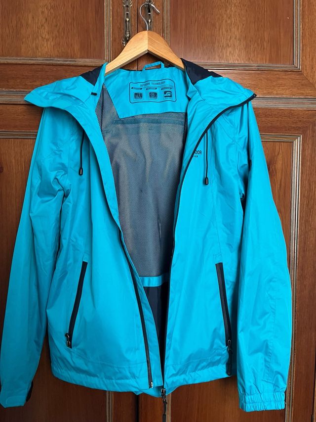 Chubasquero turquesa - Talla M