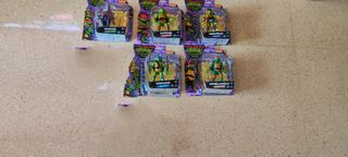 TMNT: 5 figuras acción - están prácticamente nueva