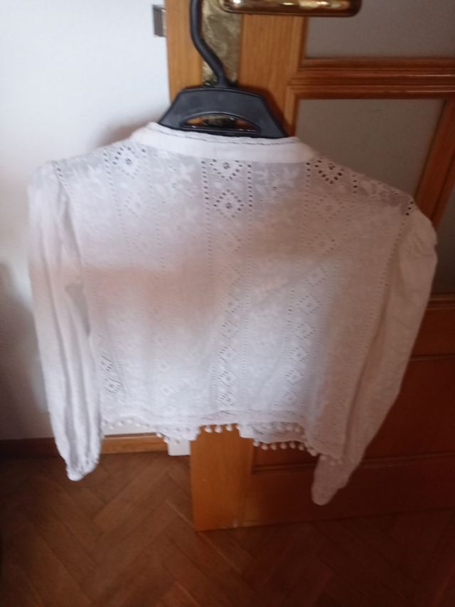 Blusa Zara blanca - Talla S