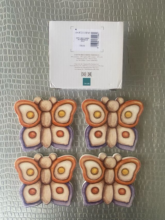 Sottobicchieri Thun farfalla
