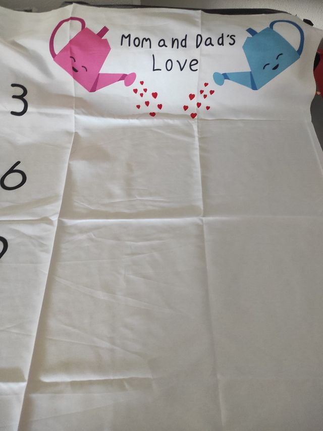 Manta bebé fotocall 12 meses