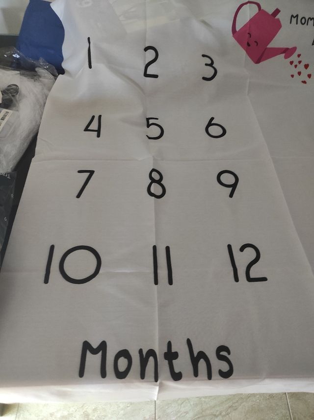 Manta bebé fotocall 12 meses