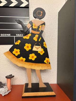 Colgador de collares pintado a mano