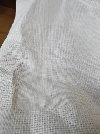 Tela Aida bianca, doppia trama