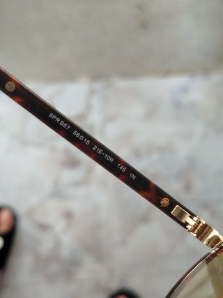 Gafas Prada - Marrón Dorado