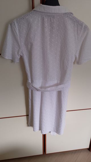 Chemisier Zara pizzo bianco tg S