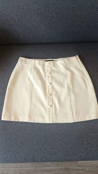 Mini falda Zara amarilla - Talla M