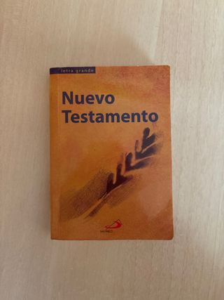 Nuevo testamento. Letra grande. Rústica