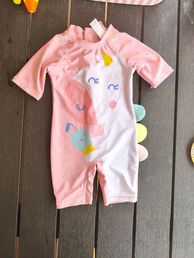 Bañador bebé 12m unicornio