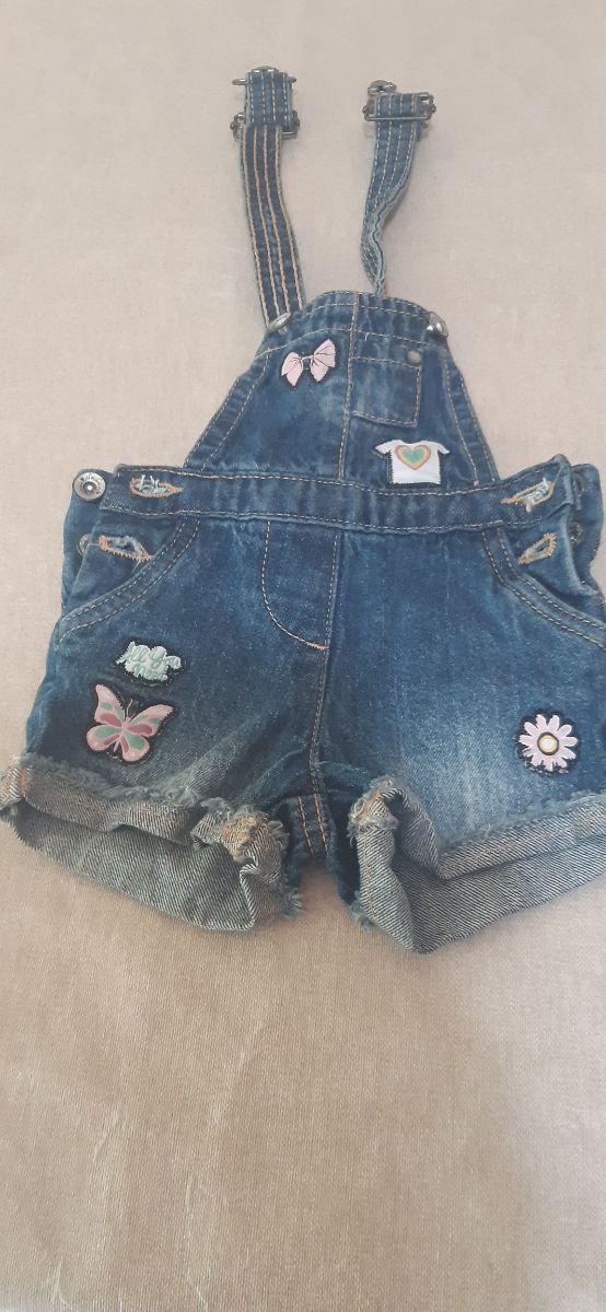 Salopette Jeans bimba 3-6 mesi