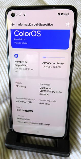 OPPO Find X3 Lite 128GB - Nero