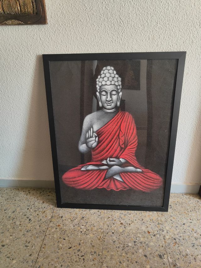 2 Cuadros Buda meditación