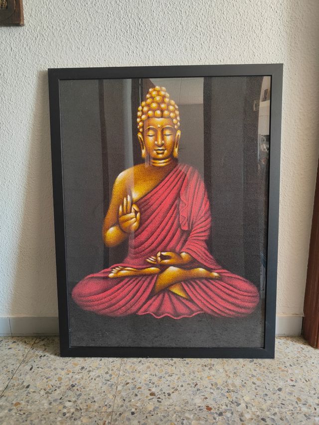 2 Cuadros Buda meditación