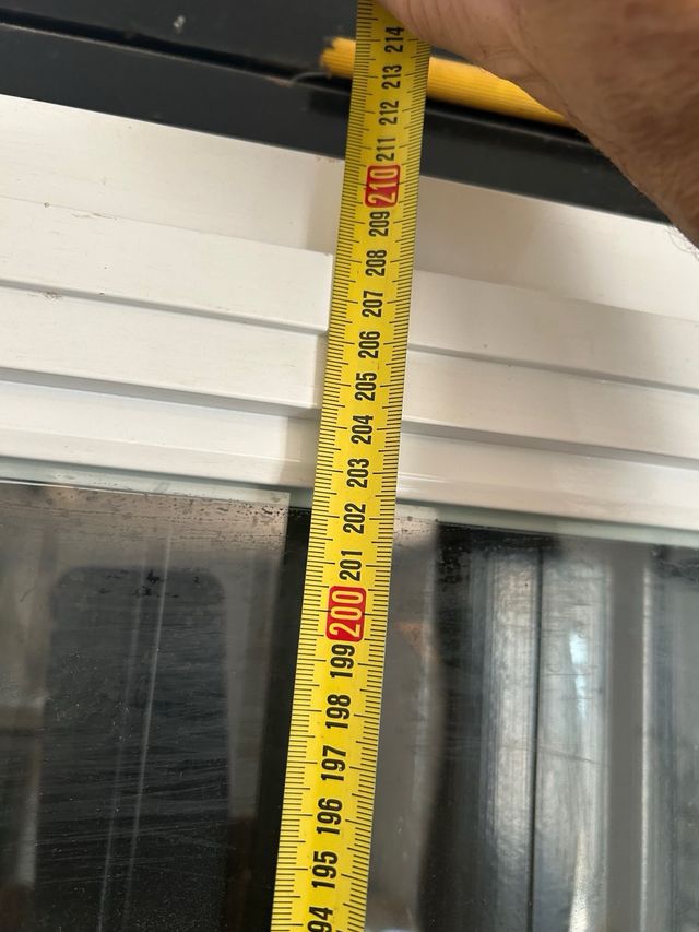 Puerta doble exterior blanca